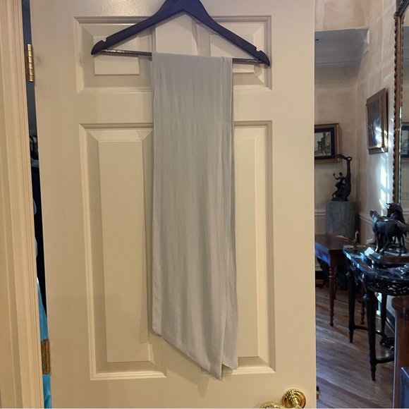 MLM Moss Green Dash Off Shoulder Long Sleeve Tie Waist Dress XS - Picture 11 of 12